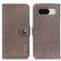 KHAZNEH Cowhide Texture Horizontal Flip Leather Phone Case for Google Pixel 8 - Khaki