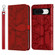 Life Tree Embossing Pattern Flip Leather Phone Case for Google Pixel 8 - Red