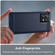 Brushed Texture Carbon Fiber TPU Phone Case for Motorola Edge+ 2023 - Blue