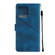 Skin-feel Embossed Leather Phone Case for Motorola Edge+ 2023 - Blue