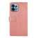 HT01 Y-shaped Pattern Flip Leather Phone Case for Motorola Edge+ 2023 - Pink