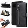 Fashion Calf Texture Zipper Leather Phone Case for Google Pixel 7 Pro - Black