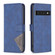 BF05 Magnetic Buckle Rhombus Texture Leather Phone Case for Google Pixel 7 Pro - Blue