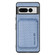 Carbon Fiber Leather Card Magsafe Phone Case for Google Pixel 7 Pro - Blue
