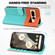 Cute Pet Series Color Block Buckle Leather Phone Case for Google Pixel 7 Pro - Sky Blue