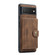 JEEHOOD Retro Magnetic Detachable Wallet Phone Case for Google Pixel 7 Pro - Brown