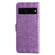 Embossed Sunflower Leather Phone Case for Google Pixel 7 Pro - Purple