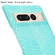 Shockproof Crocodile Texture PC + PU Case for Google Pixel 7 Pro - Light Green