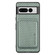 Carbon Fiber Leather Card Magsafe Phone Case for Google Pixel 7 Pro - Green