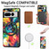 Colored Drawing Leather Back Cover Magsafe Phone Case for Google Pixel 7 Pro - Colorful Cloud