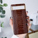 Genuine Leather Weilai Series Nano Electroplating Phone Case for Google Pixel 7 Pro - Coffee