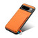 Denior Calf Texture Holder Electroplating Phone Case for Google Pixel 7 Pro - Orange