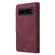 Multifunctional Frosted Zipper Wallet Leather Phone Case for Google Pixel 7 Pro - Wine Red