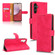 Skin Feel Magnetic Flip Leather Phone Case for Samsung Galaxy A14 5G - Rose Red