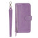 Oil Skin Zipper Wallet Leather Phone Case for Samsung Galaxy A14 5G - Purple