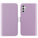 Candy Color Litchi Texture Leather Phone Case for Samsung Galaxy A14 5G - Light Purple