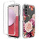 Transparent Painted Phone Case for Samsung Galaxy A14 5G - Purple Floral