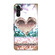 Crystal 3D Shockproof Protective Leather Phone Case for Samsung Galaxy A14 5G - Pink Diamond Heart