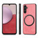 Solid Color Leather Skin Back Cover Phone Case for Samsung Galaxy A14 5G - Pink