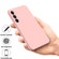 Pure Color Liquid Silicone Shockproof Phone Case  for Samsung Galaxy A14 5G - Pink