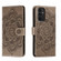 Sun Mandala Embossing Pattern Phone Leather Case for Samsung Galaxy A14 5G - Grey