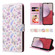 Bronzing Painting RFID Leather Phone Case for Samsung Galaxy A14 5G - Pansies