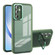 Invisible Lens Bracket Matte Transparent Phone Case for Samsung Galaxy A14 5G - Dark Green