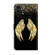 Crystal 3D Shockproof Protective Leather Phone Case for Samsung Galaxy A14 5G - Golden Wings