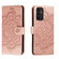 Sun Mandala Embossing Pattern Phone Leather Case for Samsung Galaxy A14 5G - Rose Gold