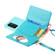 Crossbody Lanyard Wallet Card Bag Phone Case for Samsung Galaxy A14 5G - Blue