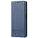 AZNS Magnetic Calf Texture Flip Leather Phone Case for Samsung Galaxy A14 5G - Dark Blue