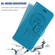 Global Wind Chime Owl Embossing Pattern Leather Phone Case for Samsung Galaxy A14 5G - Blue