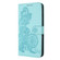 Datura Flower Embossed Flip Leather Phone Case for Samsung Galaxy A14 5G - Light blue