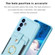 BF27 Metal Ring Card Bag Holder Phone Case for Samsung Galaxy A14 5G - Blue
