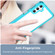 Colorful Series Acrylic + TPU Phone Case for Samsung Galaxy A14 5G - Transparent Blue