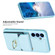 BF29 Organ Card Bag Ring Holder Phone Case for Samsung Galaxy A14 5G - Blue