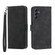 Dierfeng Dream Line TPU + PU Leather Phone Case for Samsung Galaxy A14 5G - Black