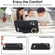 Non-slip Full Coverage Ring PU Phone Case with Wristband for Samsung Galaxy A14 5G - Black