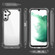 Skin Feel TPU + PC Phone Case for Samsung Galaxy A14 5G - Transparent Black