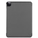 Custer Texture Horizontal Flip PU Leather Tablet Case with Three-folding Holder & Sleep / Wake-up Functionfor iPad Pro 12.9 inch - Grey