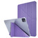 Silk Texture Horizontal Deformation Flip Leather Tablet Case with Holderfor iPad Pro 12.9 inch - Purple