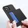 Shockproof Rugged Armor Protective Case with Card Slot for iPhone 12 Pro - Black