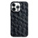 Honeycomb Edged TPU Phone Case for iPhone 12 Pro - Black