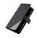 Skin Feel Splicing Horizontal Flip Leather Case with Holder & Card Slots & Wallet & Photo Frame for iPhone 12 Pro - Black