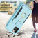 BF27 Metal Ring Card Bag Holder Phone Case for iPhone 12 Pro - Blue