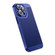 Ice Sense Heat Dissipation Electroplating PC Phone Case for iPhone 12 Pro - Navy Blue