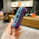 Imitation Metal Frosted Skin Feel Acrylic MagSafe Phone Case for iPhone 12 Pro - Royal Blue