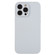 Pure Color Liquid Silicone Fine Pore Phone Case for iPhone 12 Pro - Grey Blue