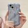 Wave Bubbles TPU Phone Case for iPhone 12 Pro - Pearlescent Blue