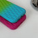 Water Ripple Texture Gradient Color TPU Phone Case for iPhone 12 Pro - Green-Blue